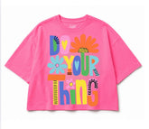 Cropped Top & T-Shirts - Hot Pink Do Your Thing Hippo Boutique