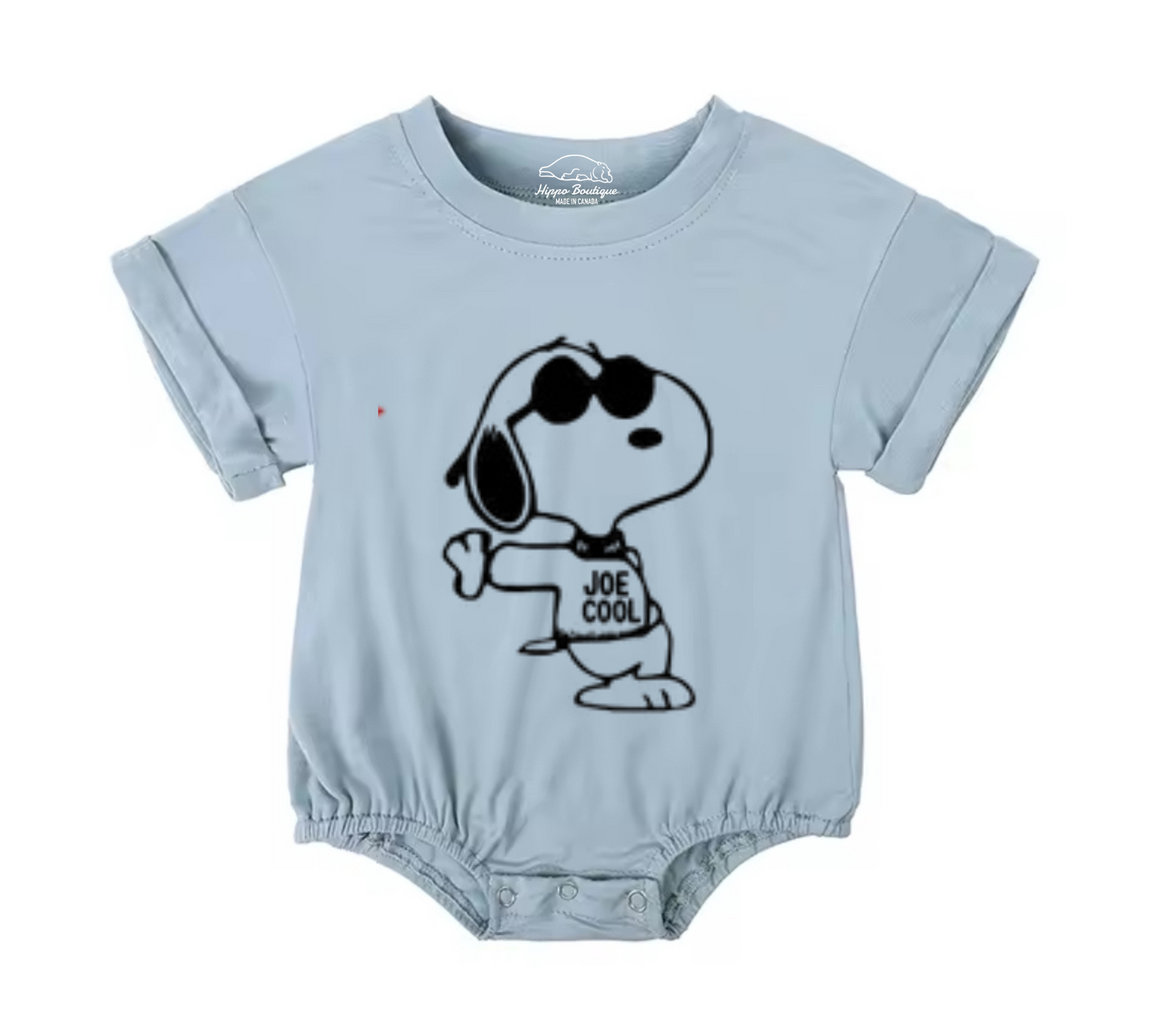 Dog Baby t-shirt bubble Romper Hippo Boutique