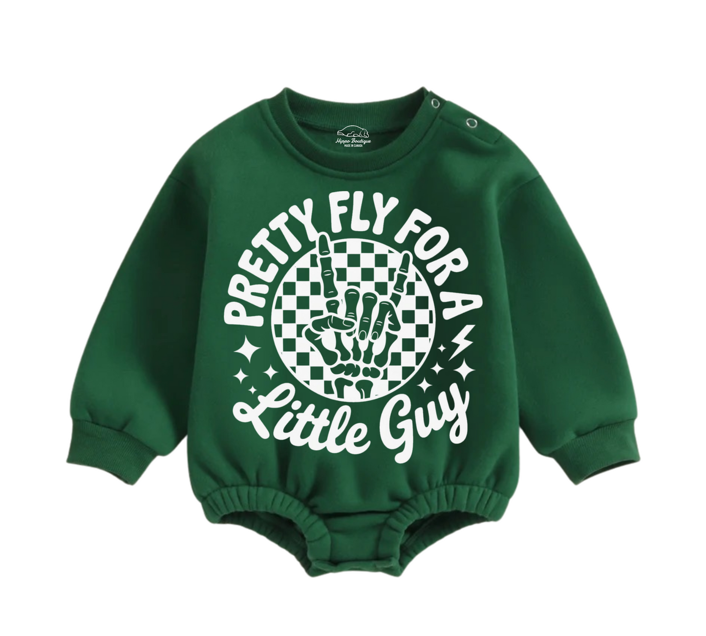 Soft warm fleece oversized Romper - Pretty Fly