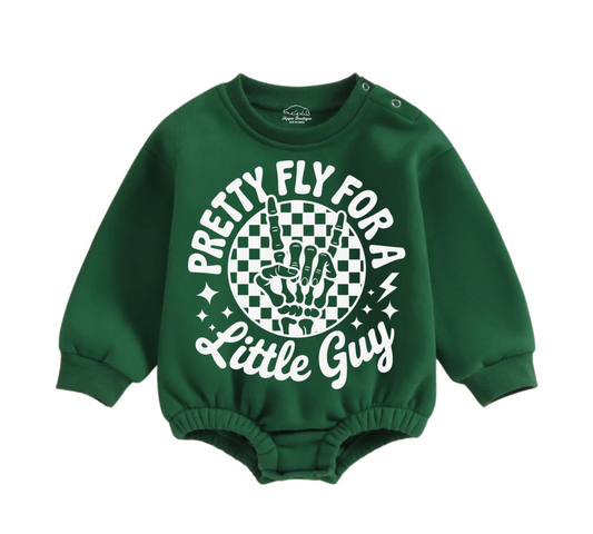 Soft warm fleece oversized Romper - Pretty Fly