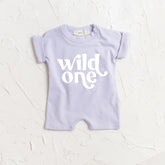 Wild One baby romper bodysuit Hippo Boutique