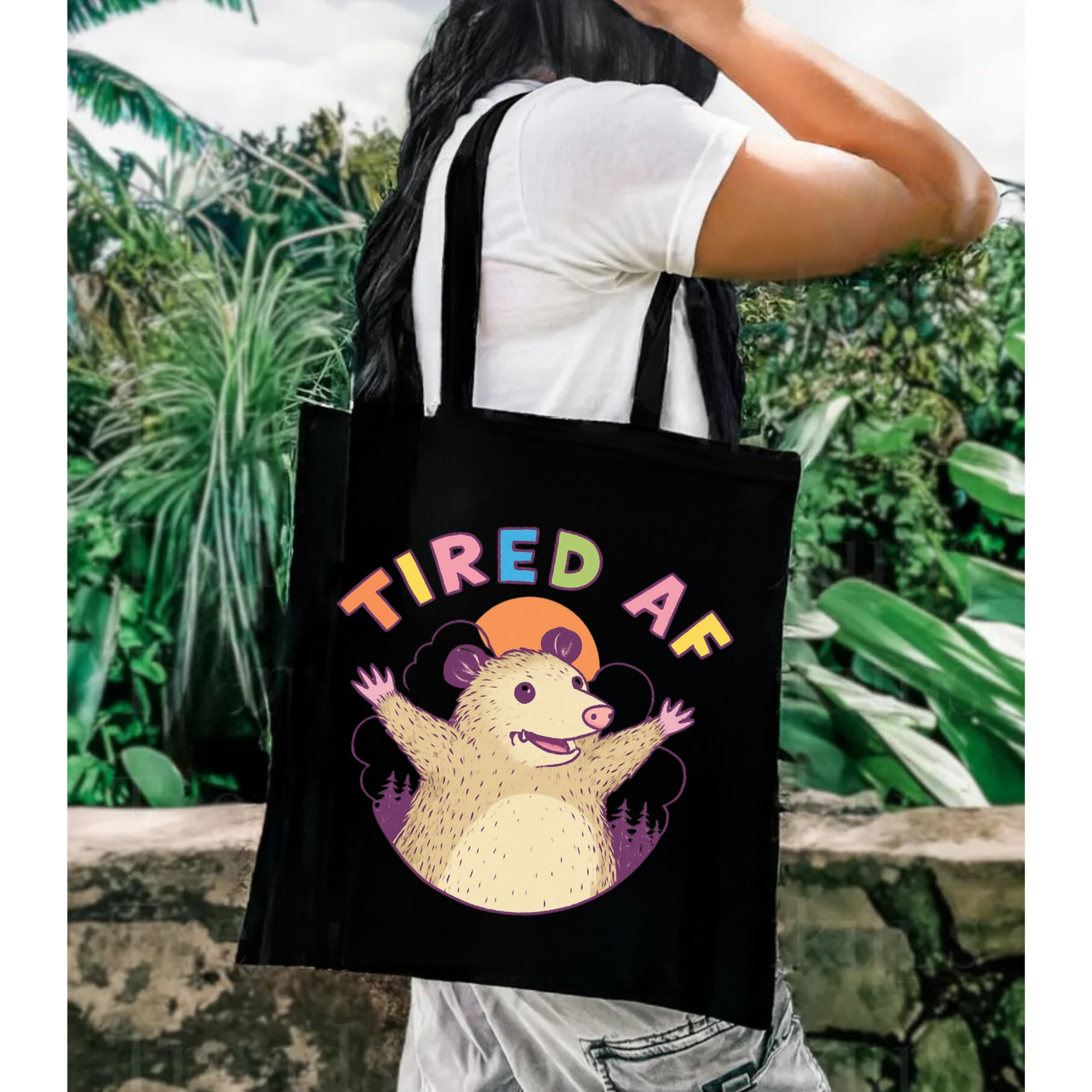 Stay Wild Moon Child Boho Tote Bag Hippo Boutique