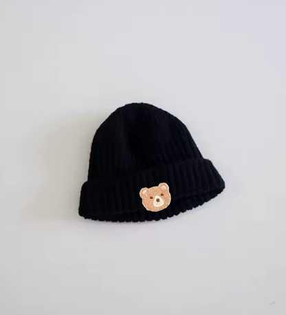 Teddy Bear Knit Baby Winter Hat Hippo Boutique