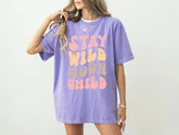 Stay Wild Moon Child Womens T-shirt Hippo Boutique