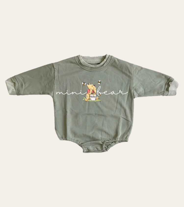 Mama Bear & Mini Bear matching Baby Sweatshirt Romper bodysuit & Crewneck Hippo Boutique
