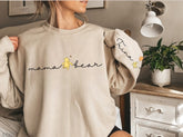 Mama Bear Sweatshirt with children’s name on sleeve Hippo Boutique