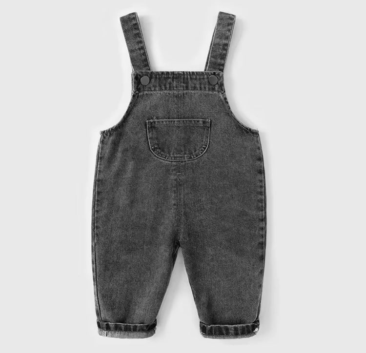 Baby & Toddler Denim Coveralls Hippo Boutique