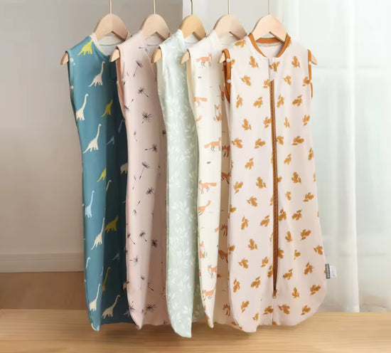 Baby Sleeping Bag Newborn Baby Swaddle Sleeveless Sleep Sack Summer Thin 100% Cotton Soft 2-Ways Zipper Diaper Changing Bag