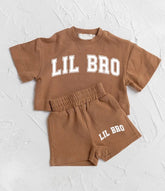 Little Bro Baby Boy T-Shirt & Shorts Set Hippo Boutique