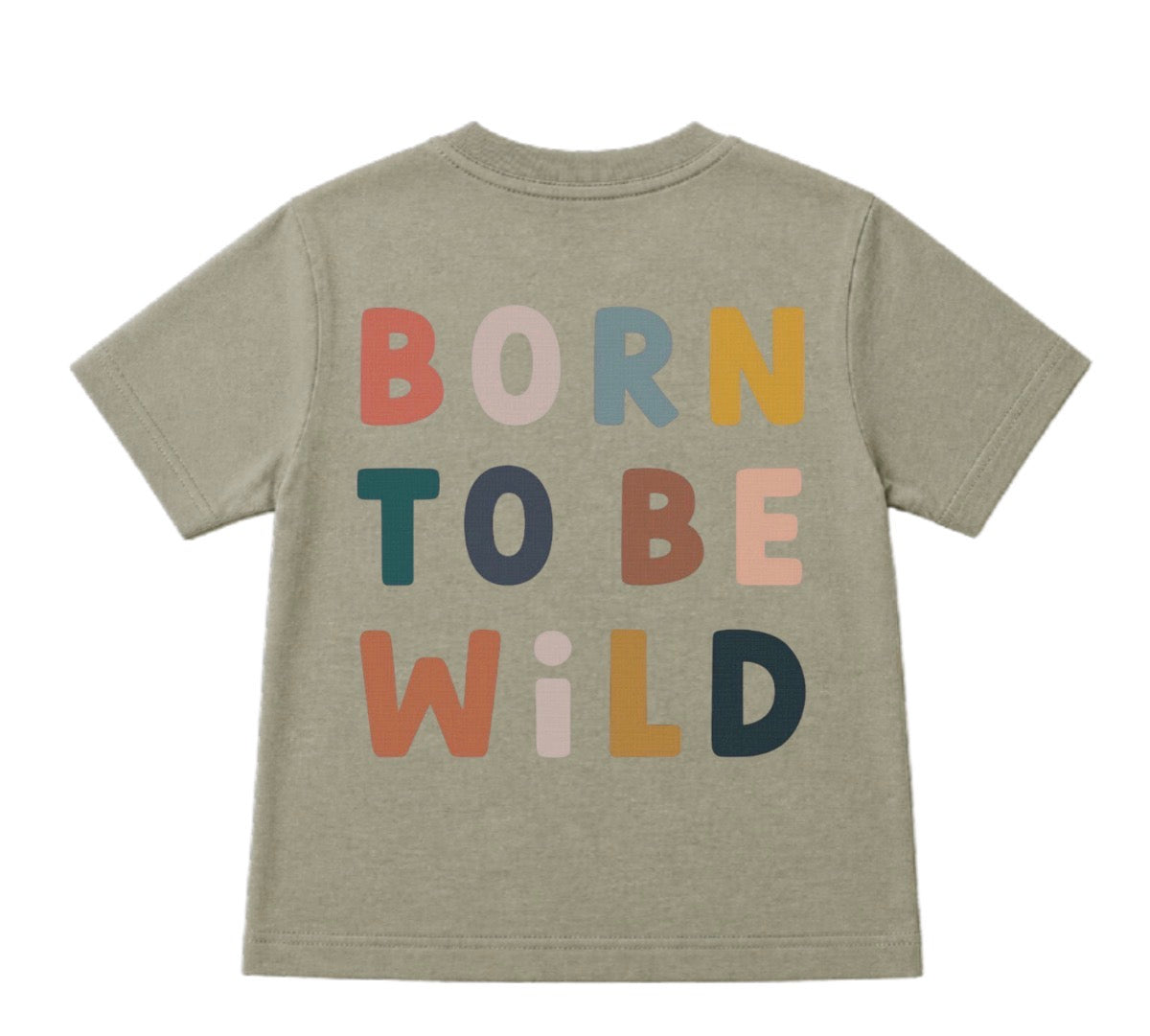 Toddler t-shirt- Born to be wild Hippo Boutique