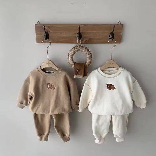 Teddy Bear Sweatshirt & Pants Set Hippo Boutique