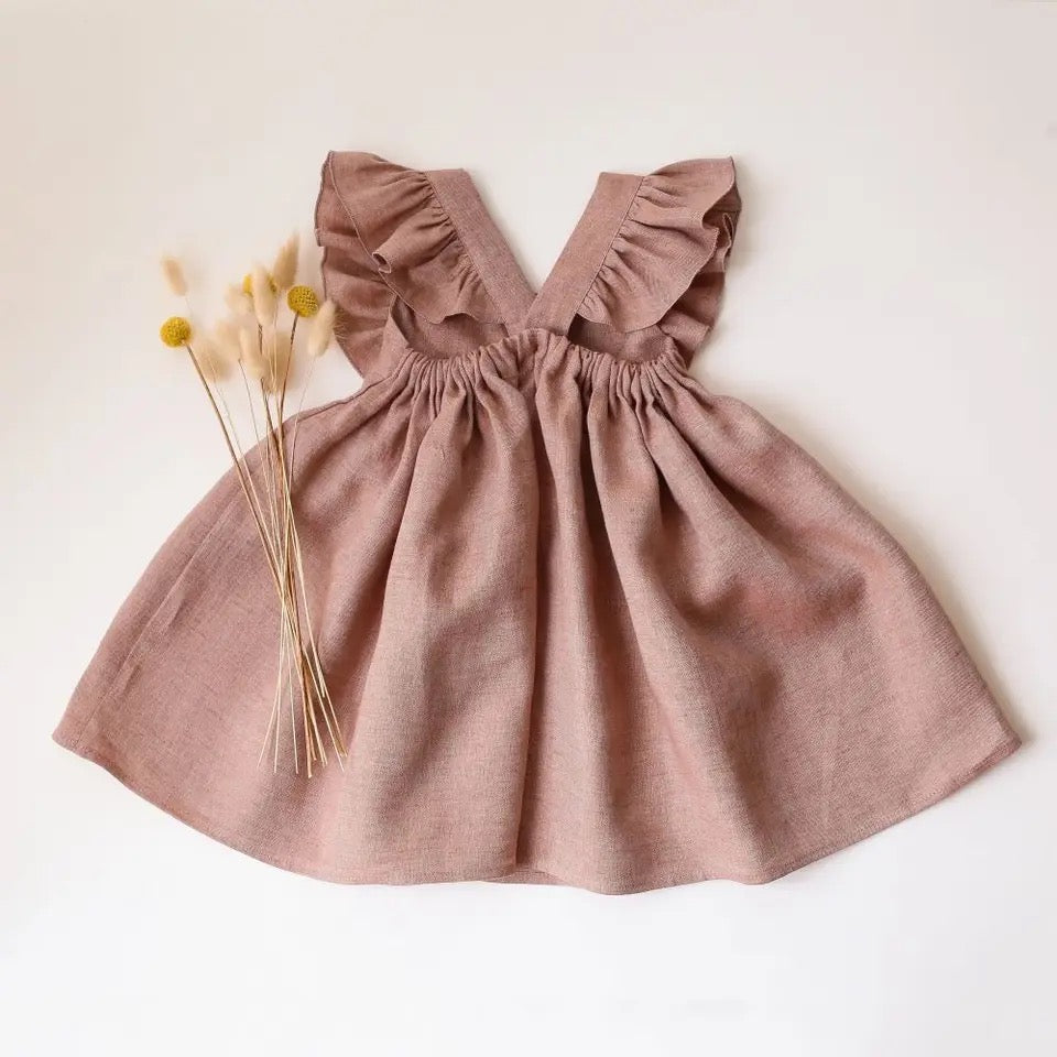 Sleeveless Cotton Linen Dress Outfit Hippo Boutique