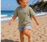 Toddler t-shirt- Born to be wild Hippo Boutique