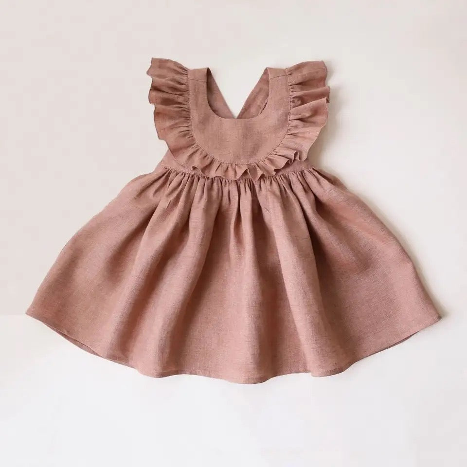 Sleeveless Cotton Linen Dress Outfit Hippo Boutique