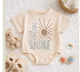 Baby romper tshirt bodysuit - Be the sunshine Hippo Boutique