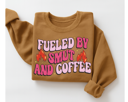 Bookish Sweatshirts & Hoodies - Fueled by Smut & Coffee