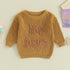 Knit Embroidered Big Sister sweater Hippo Boutique