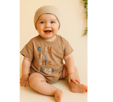 Baby t-shirt Bubble Romper - Enjoy the little things Hippo Boutique