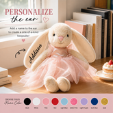 Personalized Custom Name Ballerina Bunny Hippo Boutique