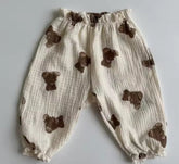 Organic Cotton Baby & Toddler Pants – Neutral Loose Fit Hippo Boutique