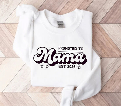 Personalized Promoted to Mama Sweatshirt Hippo Boutique