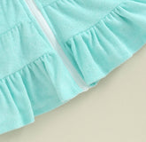 Toddler Hooded Swimsuit Cover Up Zip Up Dress Hippo Boutique