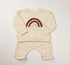 Rainbow Waffle Knit Baby & Kids Outfit Hippo Boutique