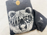 Custom Grandma Bear Sweatshirt with children’s name on sleeve Hippo Boutique