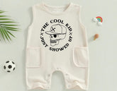 Cool Kid Baby & toddler sleeveless romper bodysuit Hippo Boutique