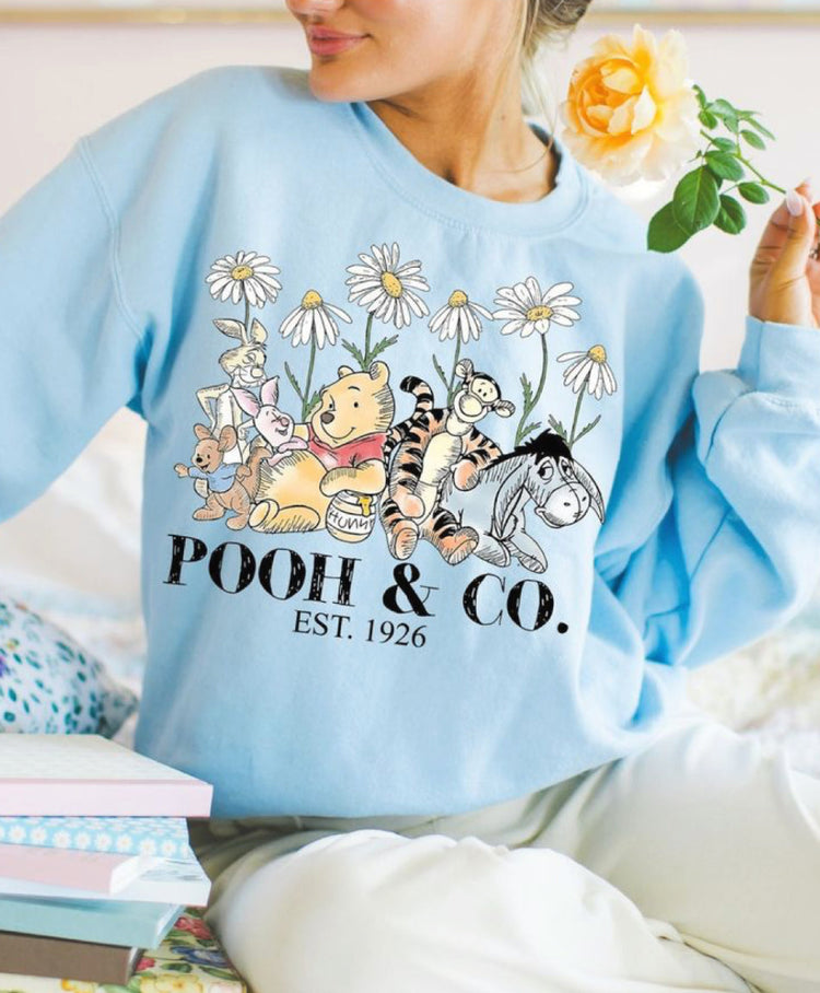 Mommy to Bee Pooh Women’s Crewneck Sweatshirts Hippo Boutique