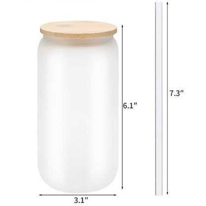 Have the day you deserve Glass Tumbler with Glass straw Hippo Boutique