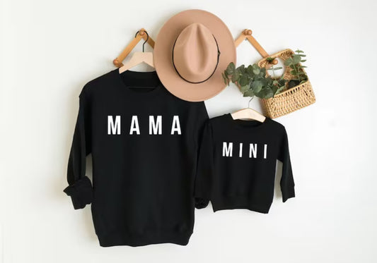 Mama & Mini Matching Sweatshirts Hippo Boutique