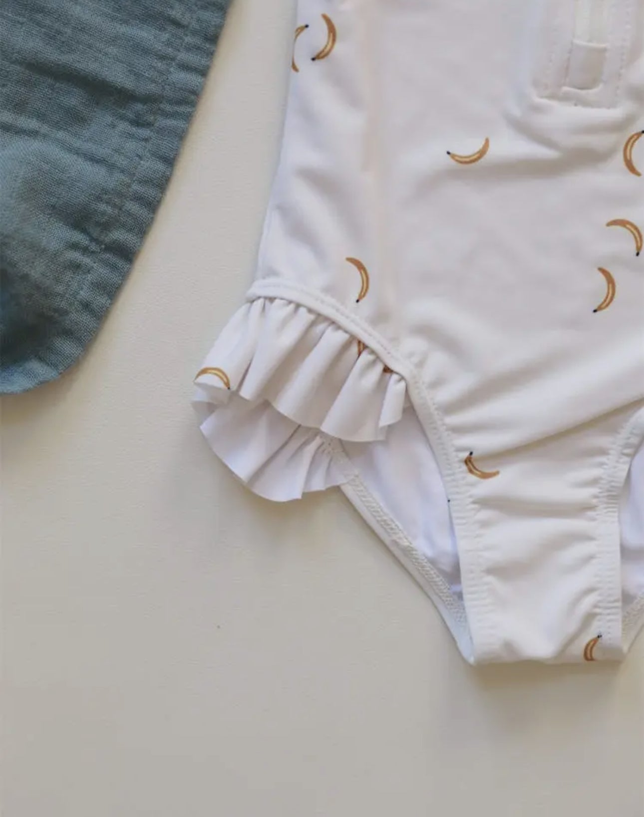 Baby Girl Floral & Moons One Piece Rash Guard Swimsuit Hippo Boutique