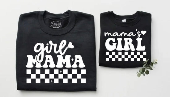 Girl Mama & Mama’s Girl Mama & Mini Matching Sweatshirts Hippo Boutique