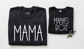 Mama & Mama’s Boy Matching Sweatshirts Hippo Boutique