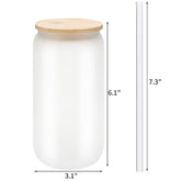 Have the day you deserve Glass Tumbler with Glass straw Hippo Boutique