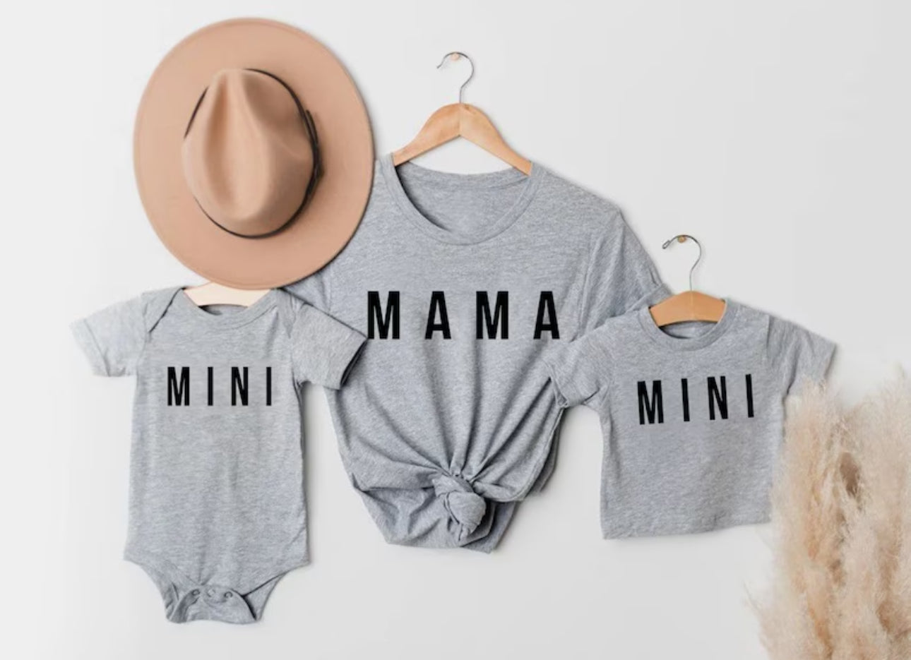 Mama & Mini Matching T-Shirts & Onesie Hippo Boutique