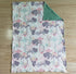 Boho Wild Floral Minky Baby Girl Blanket Hippo Boutique