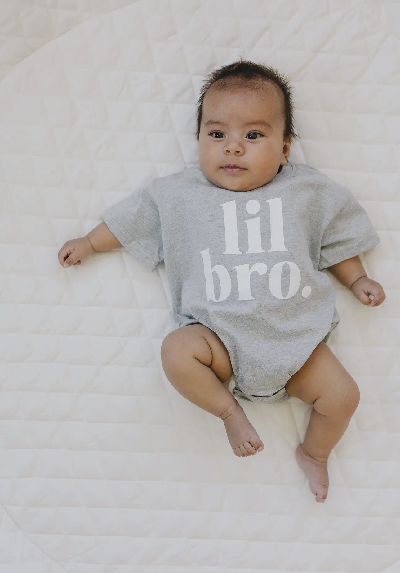 Lil Bro Baby & toddler t-shirt bubble Romper Hippo Boutique