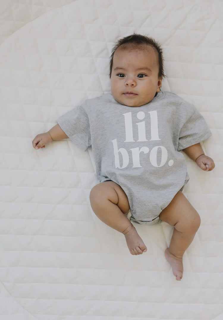 Lil Bro Baby & toddler t-shirt bubble Romper Hippo Boutique