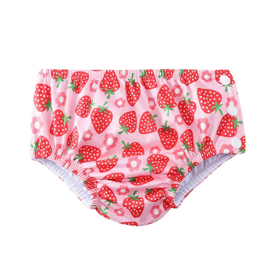 Strawberry Baby Swim Diapers Hippo Boutique