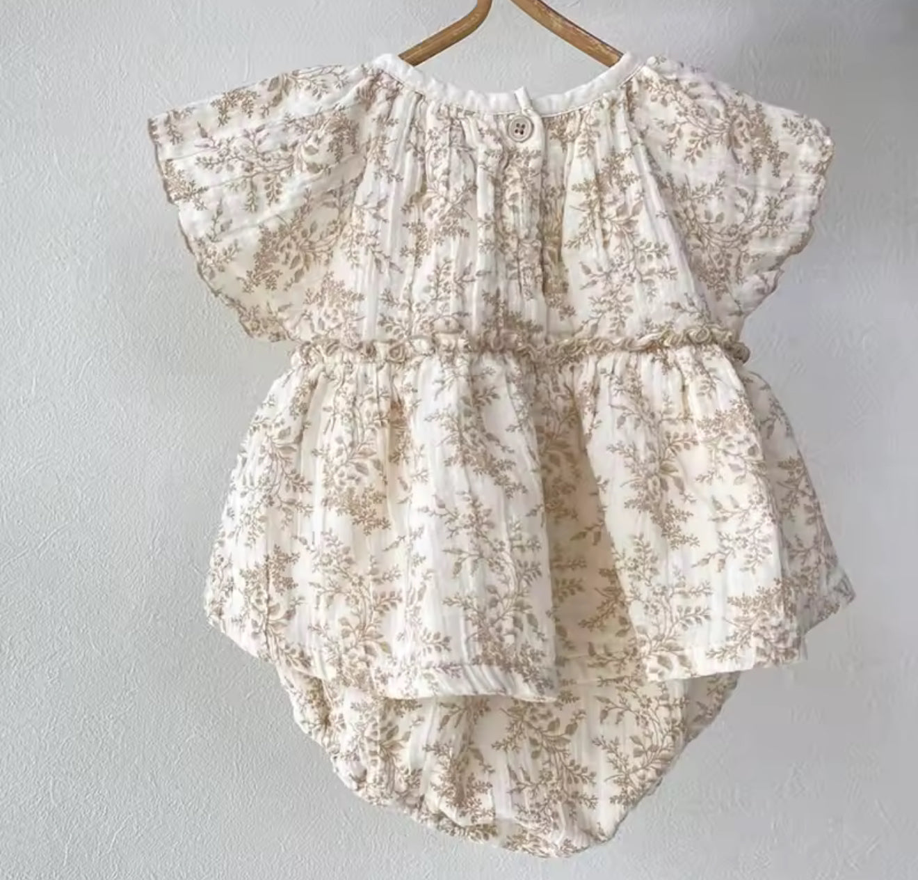 Newborn Floral Romper Dress Hippo Boutique