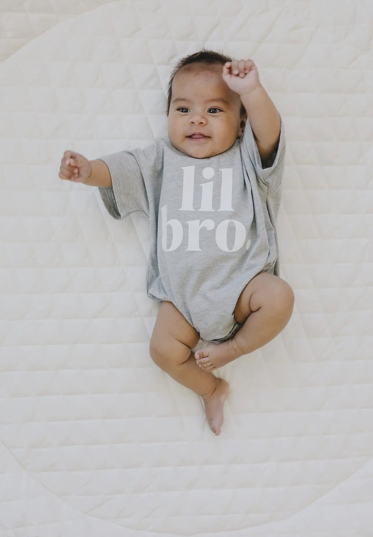 Lil Bro Baby & toddler t-shirt bubble Romper Hippo Boutique