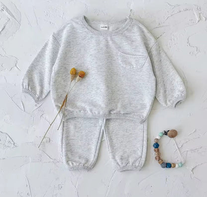 Baby & Toddler Sweatshirt & Joggers Set Hippo Boutique