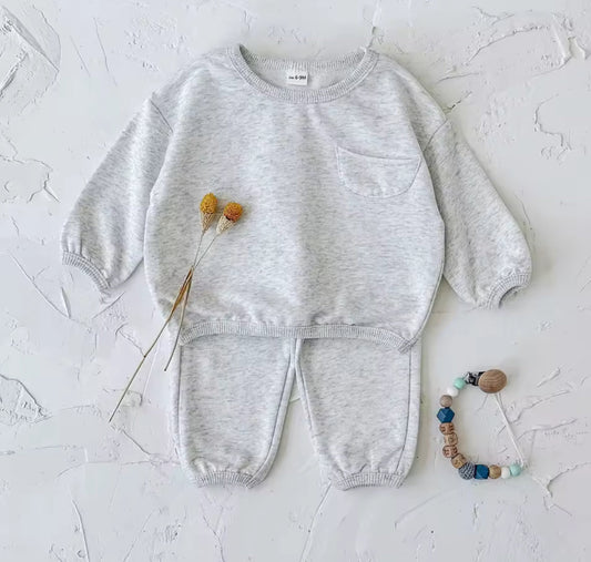 Baby & Toddler Sweatshirt & Joggers Set Hippo Boutique