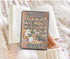 Handmade Kindle insert with cute ghost and bookshelf design, “Thriller Reader” text, cozy bookish style. - Kindle Insert - Cute Thriller Reader Ghost
