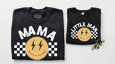 Mama & Mama’s Boy Smiley Matching Sweatshirts Hippo Boutique