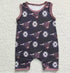 Baby Western Buffalo Sleeveless Cotton Rompers Hippo Boutique
