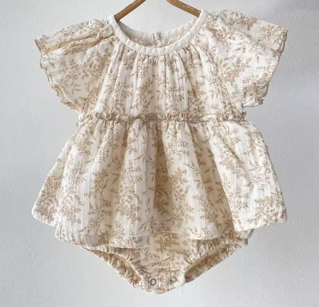 Newborn Floral Romper Dress Hippo Boutique
