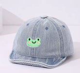 Smiley Frog Soft Edge Baby Hats Hippo Boutique